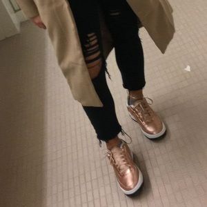 Rose gold Air Force 1